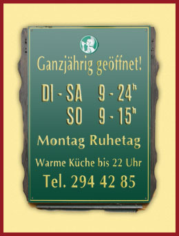 Öffnungszeiten